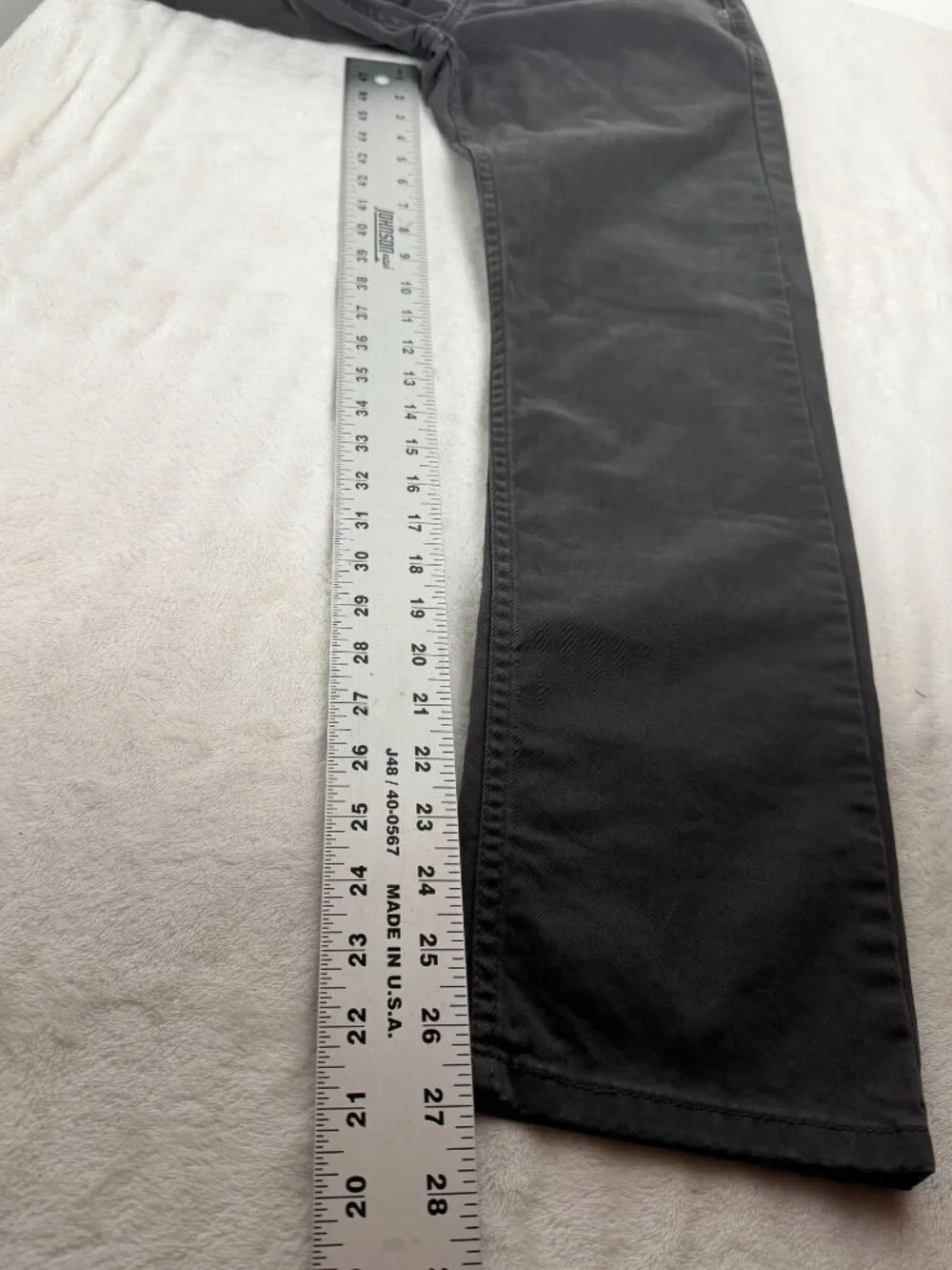 Levi's 502 Mens Black Taper Jeans Size W29 L30 Stretch Cotton Stretch Mid-Rise